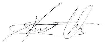Signature of Derek Hoyt